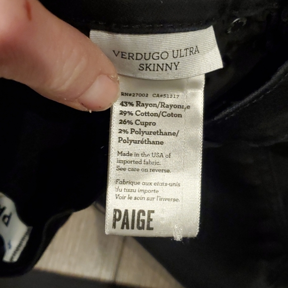 ❤ PAIGE VERDUGO ULTRA SKINNY JEANS, 0 (25) - Picture 3 of 4
